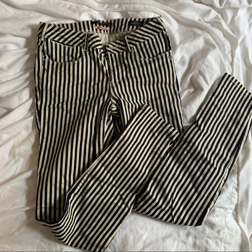 Scotch & Soda La Bohemienne Striped Skinny Jeans